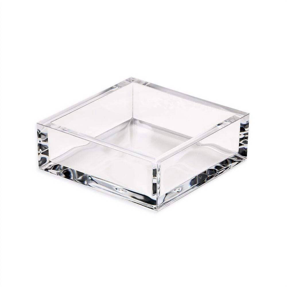 NEW CASPARI acrylic cocktail napkin holder in clear